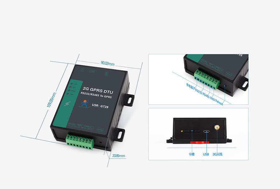 高性价比GPRS DTU产品细节